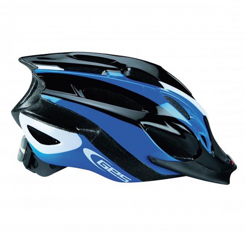 casco bicicleta azul