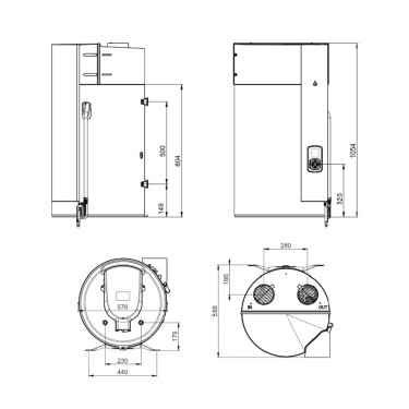 Aéromax VM R209 100L Bomba de calor ACS mural