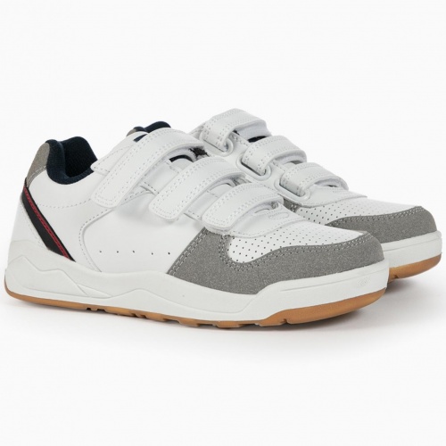 zapatillas blancas con velcros 2
