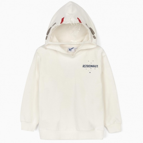 SUDADERA NASA BLANCA