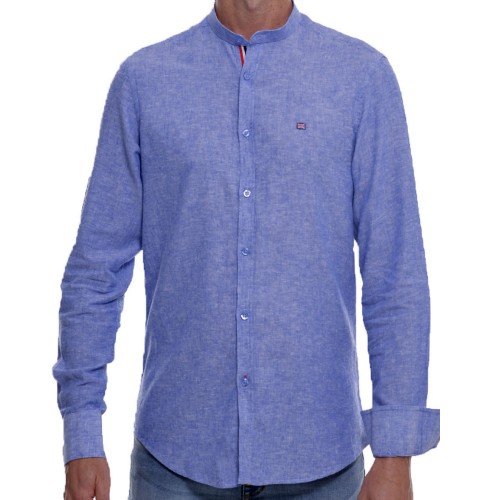camisa lino delante