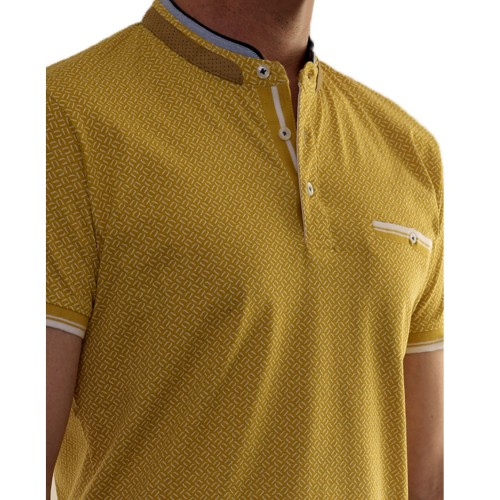 polo hombre amarillo