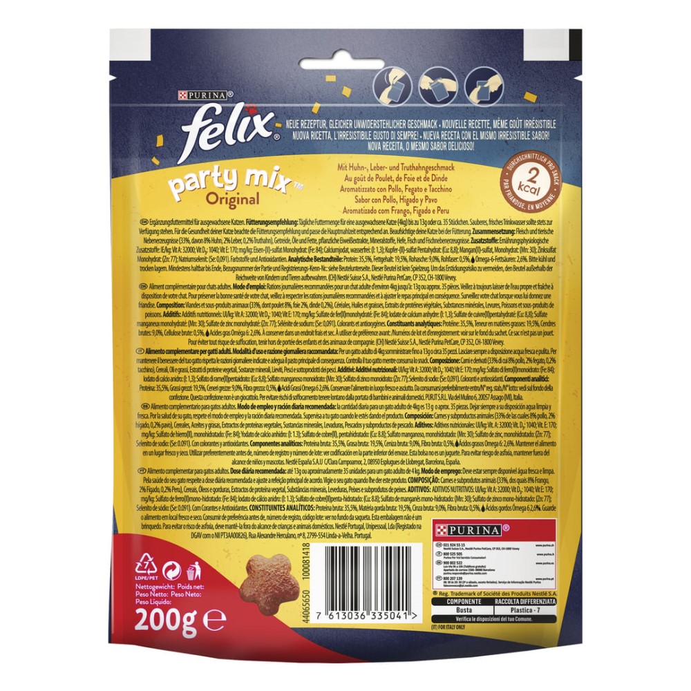 FELIX MIX ORIGINAL PARTE TRASERA 200GR
