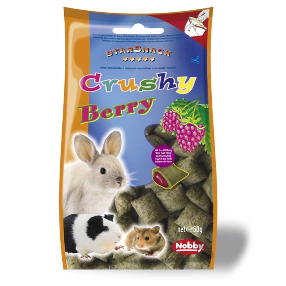 SNACK ROEDOR CRUSHY BAYA 50Gr