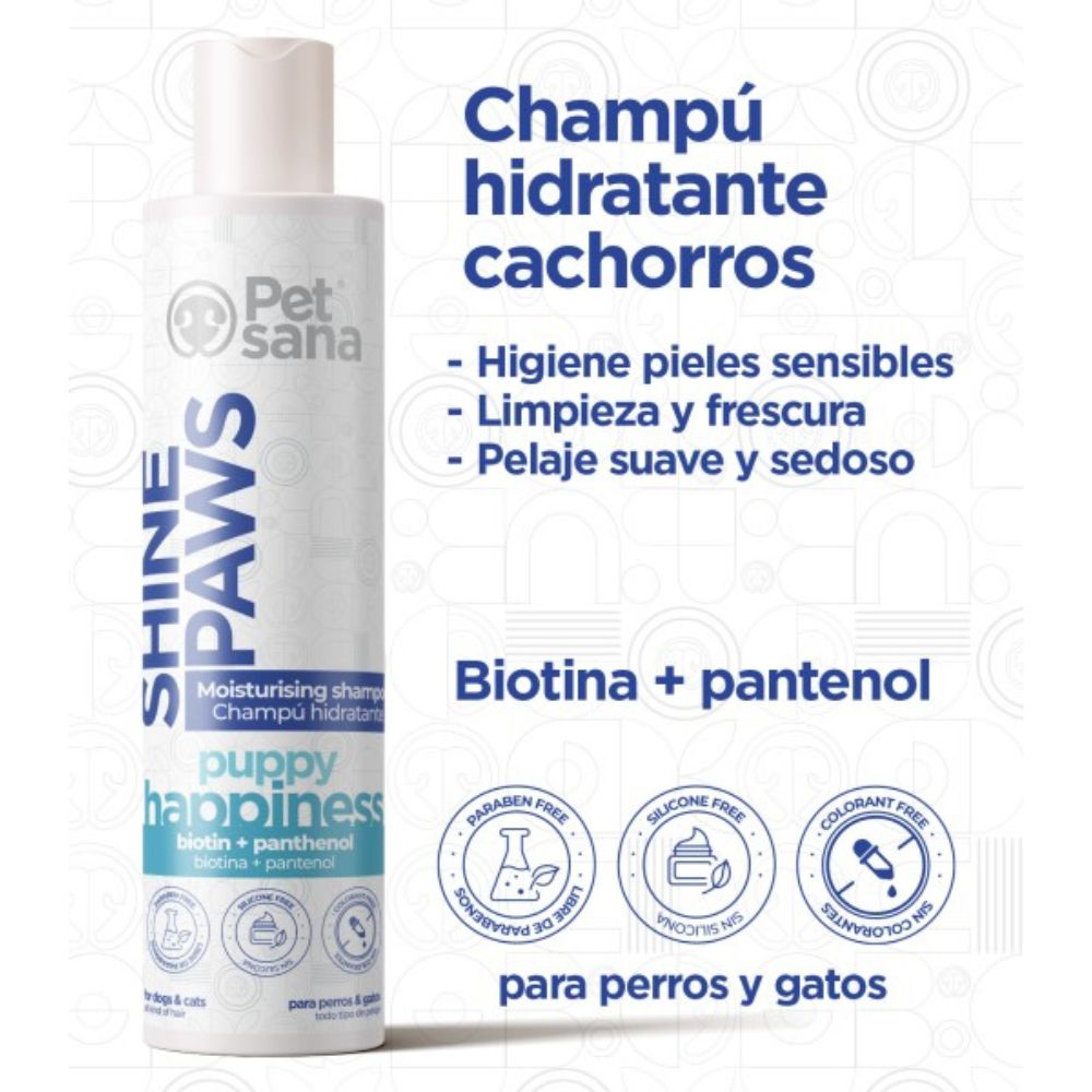 Shine Paws Puppy Shampoo 300ml - PetSana cuidado cachorros
