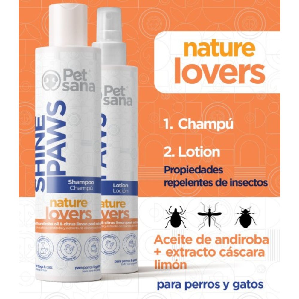 Shine Paws Loción Repelente Anti-insectos 300ml PetSana