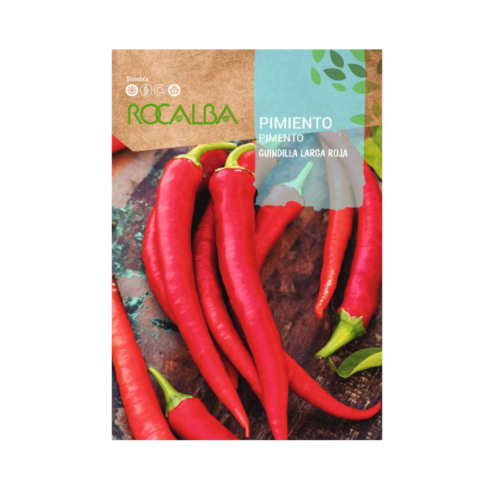 Pimiento guindilla larga roja semillas