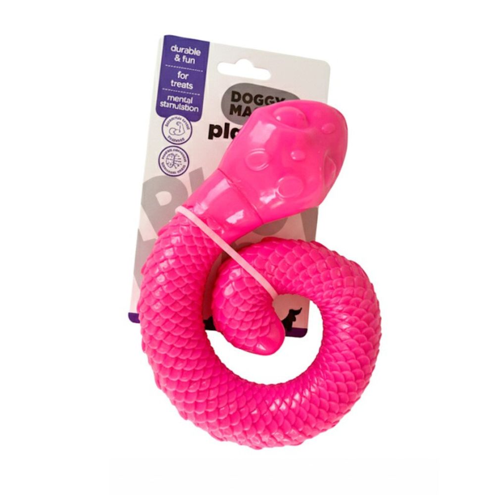 Doggy Masters Serpiente dispensadora rosa