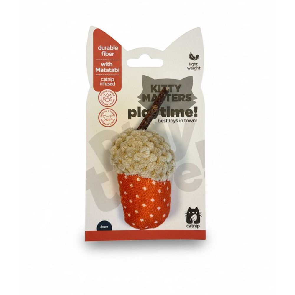 Kitty Masters Juguete bellota Coral con catnip