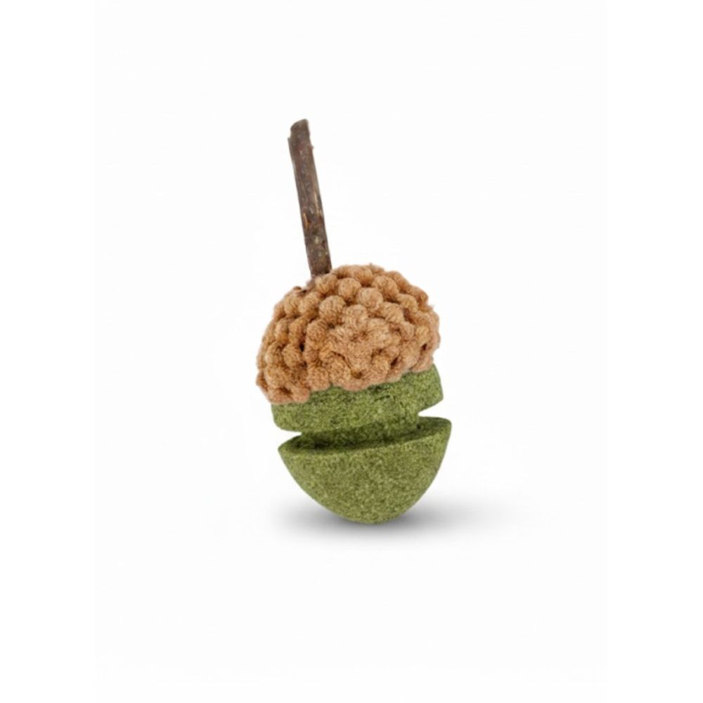 Kitty Masters Juguete bellota verde con catnip