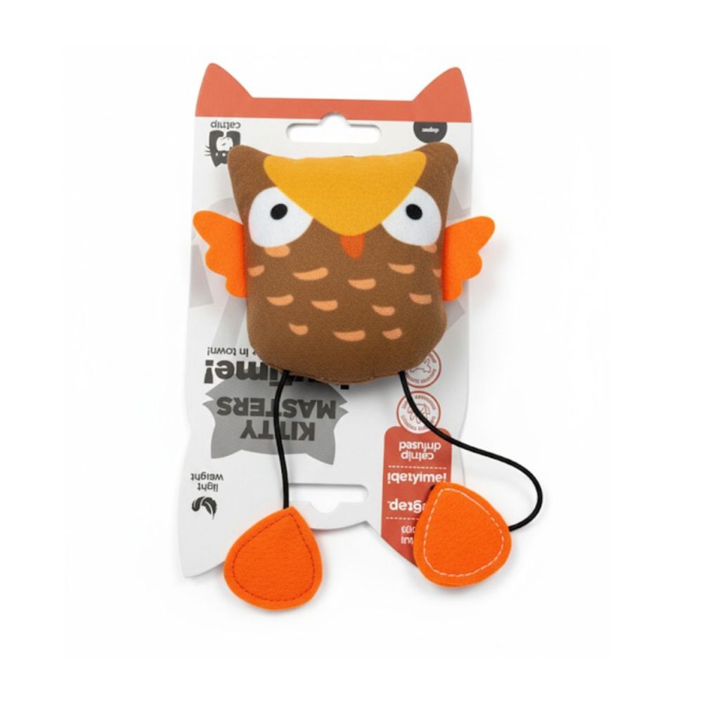 Kitty Masters Búho Rubio con Catnip y Matatabi 8x9,5cm en Tucan