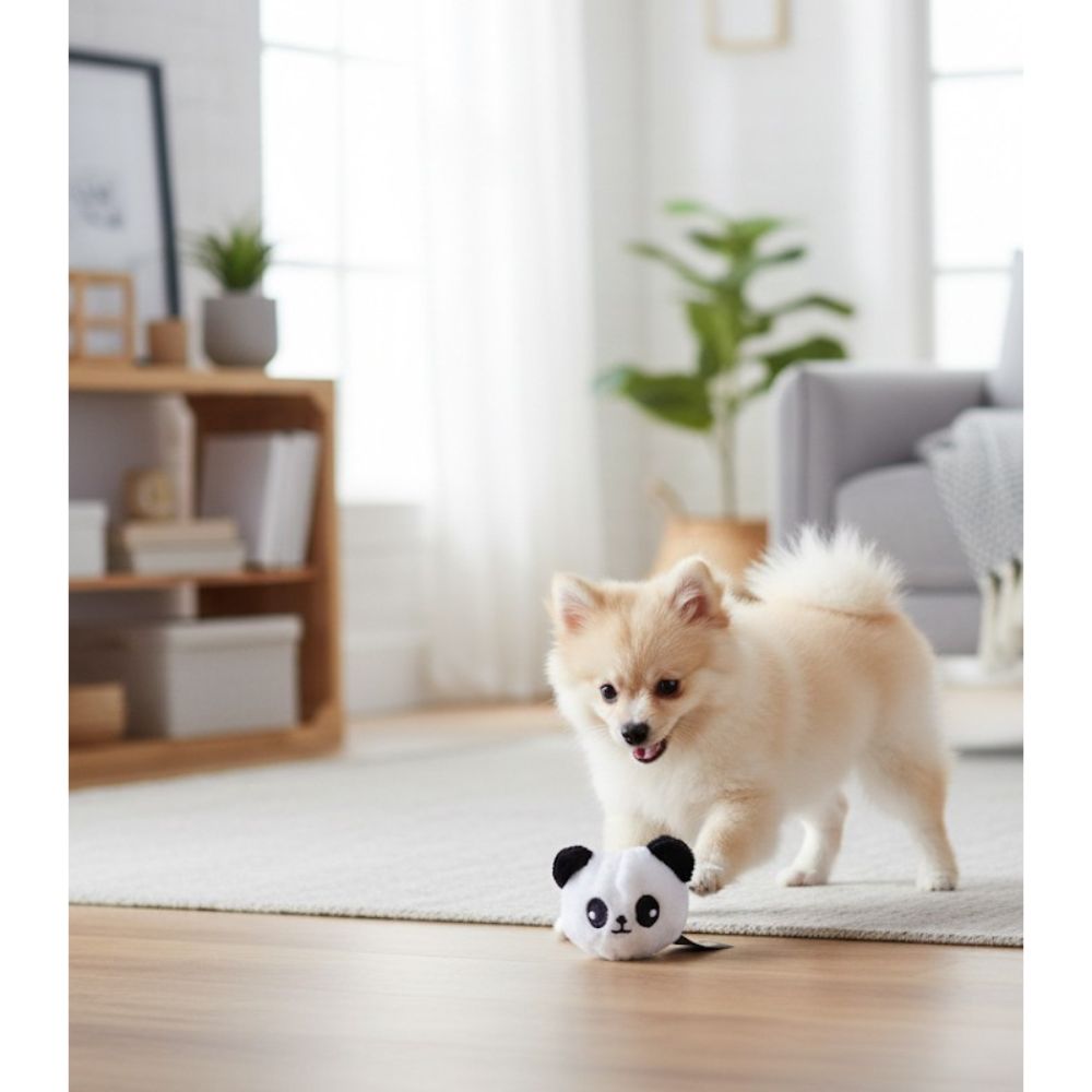 Twinbee Pelota Panda de Goma (TPR) 5,5 cm para Perro