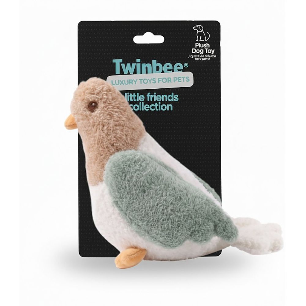 Twinbee Peluche Paloma 22 cm con Sonido para Perro