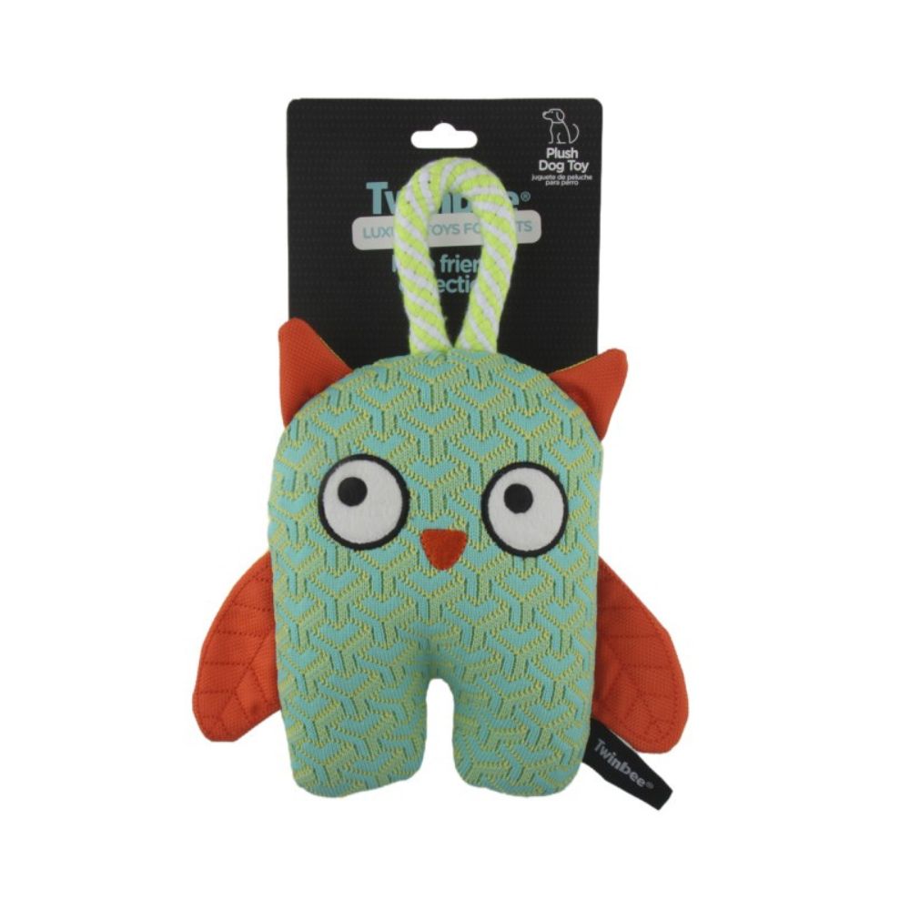 Twinbee Búho Acolchado para Perro