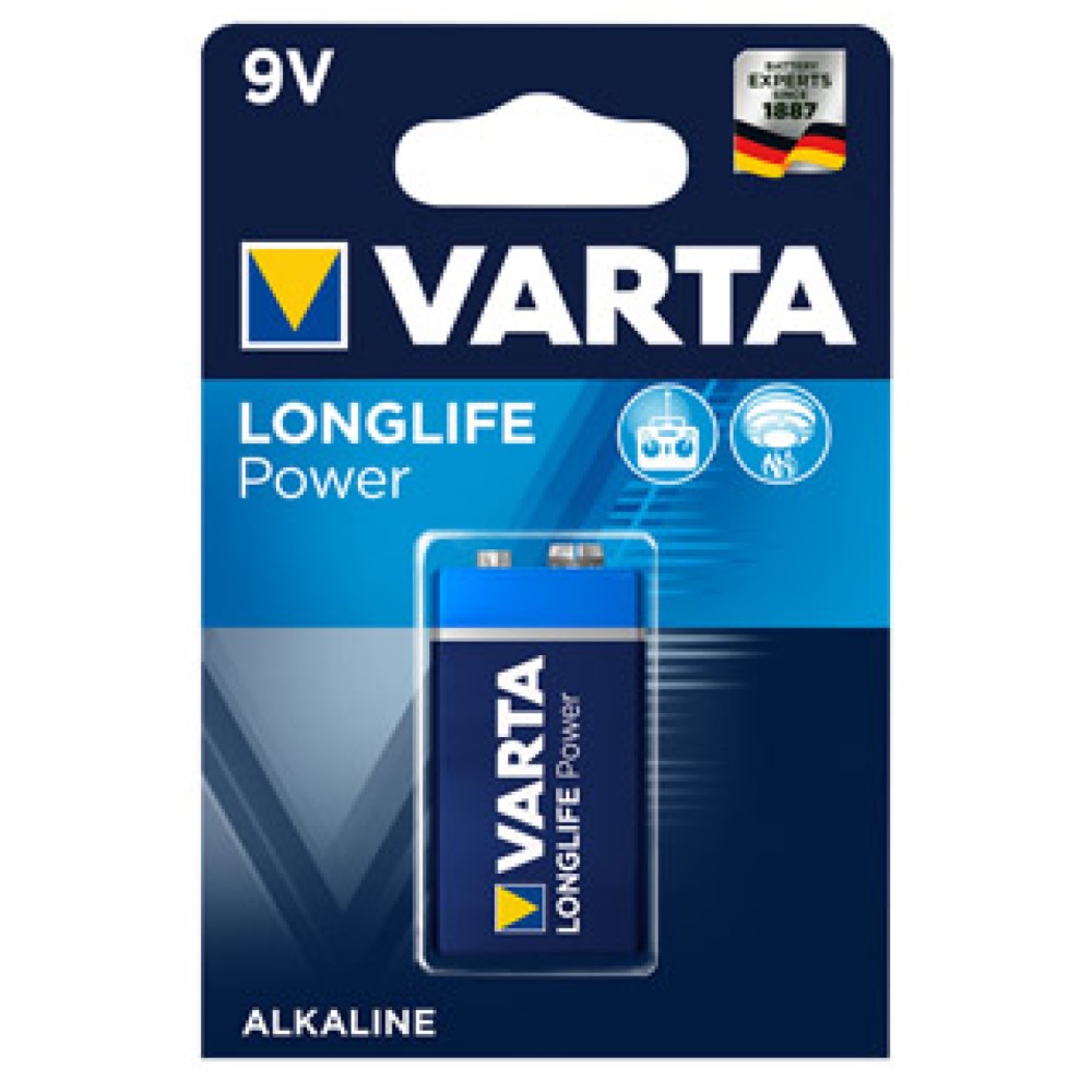 PILA ALCALINA LONG LIFE 6LR61 BL 1
