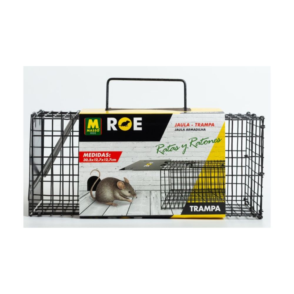 Jaula Metálica para Capturar Ratas y Ratones Viva