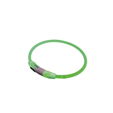 COLLAR FLASH RECARGABLE LED VERDE