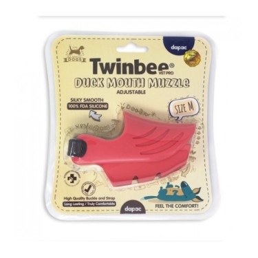 BOZAL SILICONA TWINBEE ROJO S