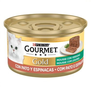 GOURMET GOLD MOUSSE PATO Y ESPINACAS