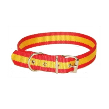 COLLAR NYLON BANDERA ESPAÑA 40CM