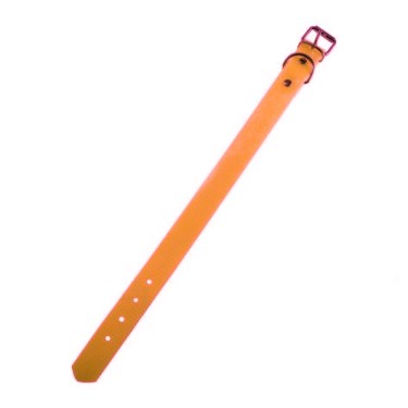 COLLAR BIOTHANE 45CM NARANJA