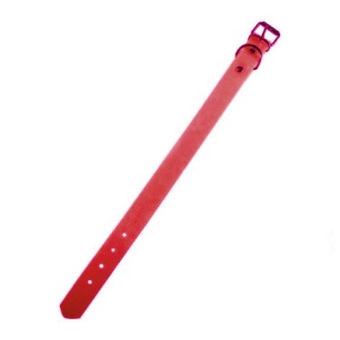 COLLAR BIOTHANE ROJO 55CM