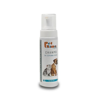 PET SANA CHAMPÚ EN ESPUMA SECA 200ML