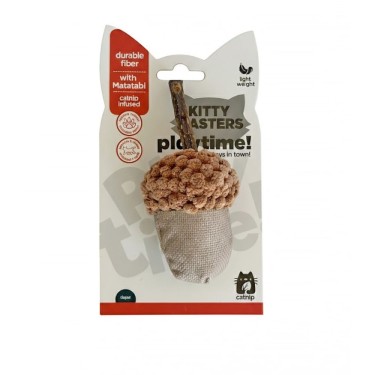 Kitty Masters Juguete bellota beige con catnip