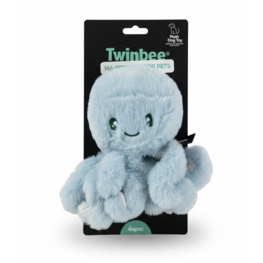 Twinbee Peluche Pulpo Azul con Sonido 13 cm