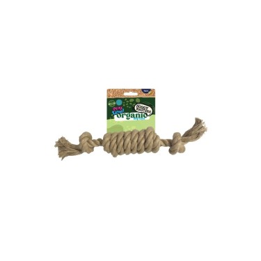 Doggy Masters Organics tirador nudo cáñamo natural 40 cm