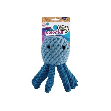 Doggy Masters Colorful pulpo azul de yute 15 cm