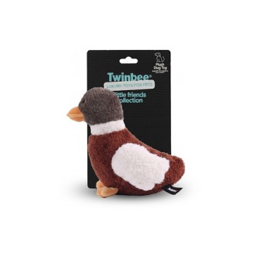 Twinbee Pato Maxi 22cm con Sonido para Perros