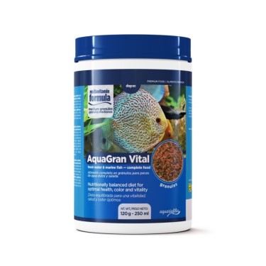 AquaGran Vital Gránulos Peces Tropicales 250ml