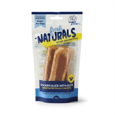Fresh Naturals barritas pollo con pato 100 g en Tucan
