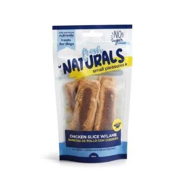 Fresh Naturals barritas pollo con cordero 100 g en Tucan