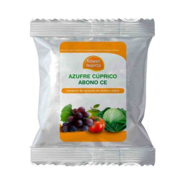 Azufre cúprico Flower 1 kg corrector de carencias en Tucan
