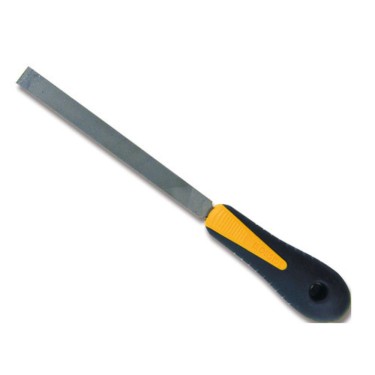 Lima plana entrefina 150 mm mango bimaterial Ironside en Tucan