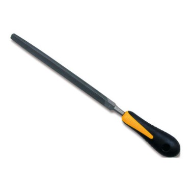Lima triangular entrefina 150 mm mango bimaterial Ironside en T