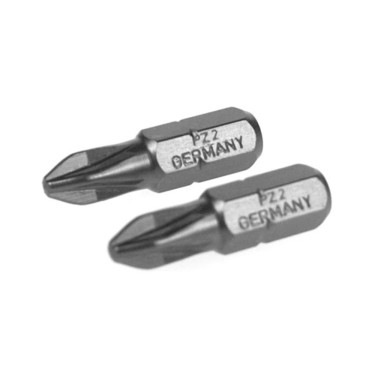 Puntas atornillar Pozidriv Pro PZ2 25 mm 2 uds en Tucan
