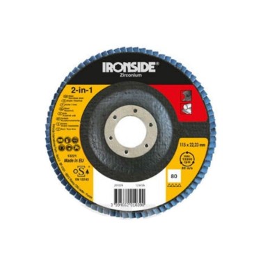 Disco láminas zirconio 115 mm grano 80 Ironside en Tucan