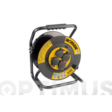 Enrollacable 25 m 3x2,5 mm IP44 Ironside en Tucan