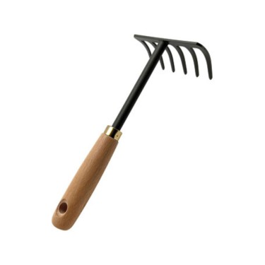Mini rastrillo de cultivo mango madera Ironside en Tucan