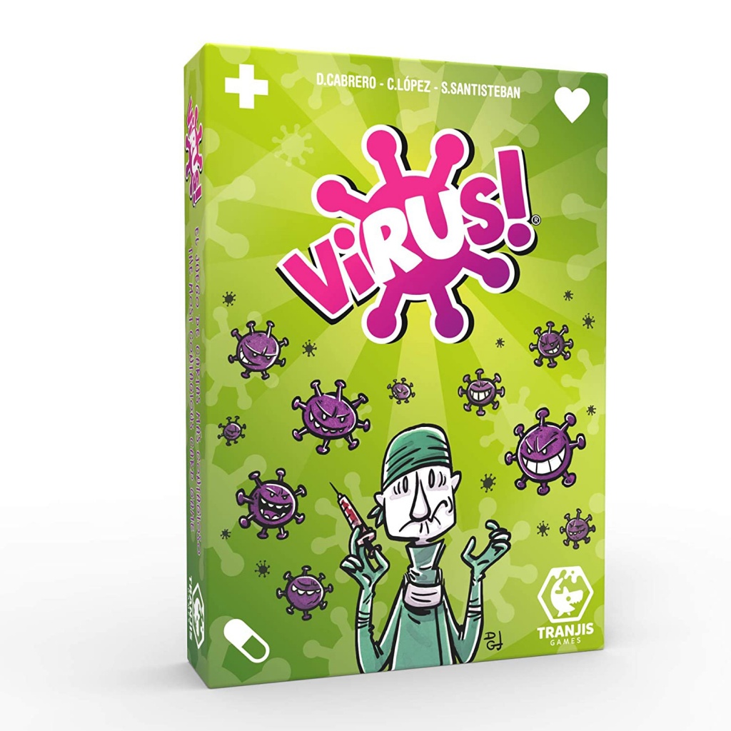 virus juego de cartas español familiar cuerpo humano