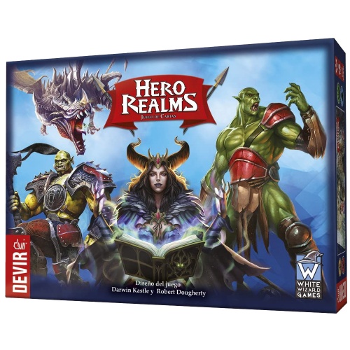 Hero Realms juego de cartas construcción mazos