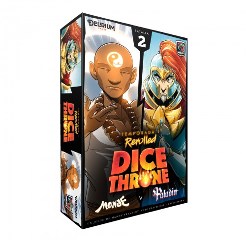 Dice throne 2 monje vs paladín portada